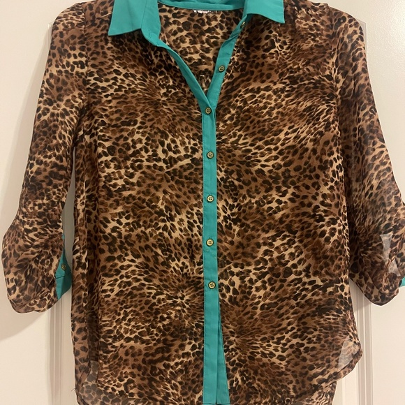 Leopard blouse - Picture 1 of 7